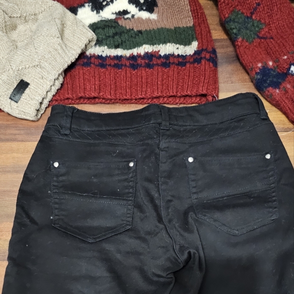 Iris Singer Black skinny jeans size 4p - Picture 3 of 4